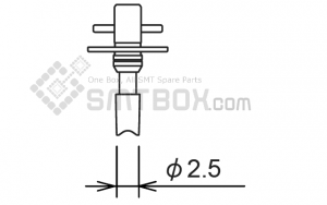 FUJI NXT H08 H12 SMD SMT Nozzle AA06504 R07 025M 070 side a