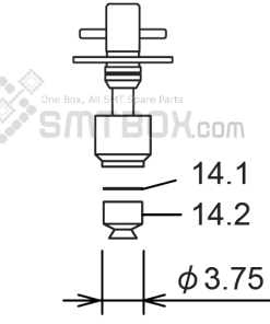 FUJI NXT H08 H12 SMD SMT Nozzle AA18C02 R07 037G 070 side a