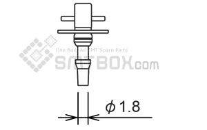 FUJI NXT H08 H12 SMD SMT Nozzle AA20B03 R07 018 070 side a