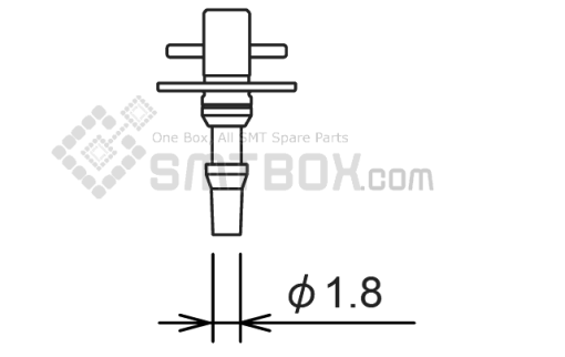 Fuji Nxt H08 H12 Smd Smt Nozzle AA20B03 R07 018 070 Side A
