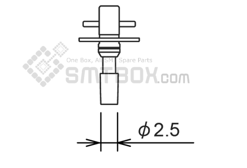 Fuji Nxt H08 H12 Smd Smt Nozzle AA20C03 R07 025 070 Side A