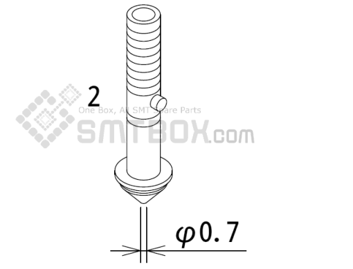 Fuji Xp 141E Xp 142E Xp 143E Nozzle ADEPN8020 Diameter 0.7 Side A