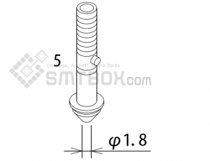 FUJI XP 141E XP 142E XP 143E Nozzle ADEPN8050 Diameter 1.8 side a