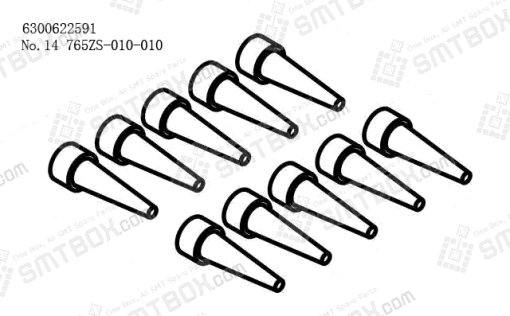 Hitachi Sanyo Tcm X100 Nozzle 6300622591 NO14 Side A