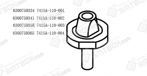 Hitachi Sanyo Tim 5100 Nozzle 6300759334 6300759341 6300759358 6300759365 Side A