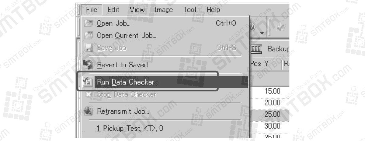 6.5.2 Testing A Job Using Simulation Mode For 6.5 Testing Jobs (Nxt V3.10 And Higher) Of 6. Editing Jobs On The Machine on FUJI NXT side e