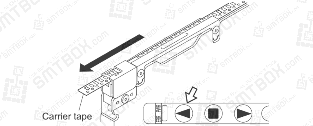 6.6.4 Feeder Index Count And Tape Return Method For Pickup Tests For 6.6 Testing Pickup Positions (NXT V3.20 and higher) Of 6. Editing Jobs on the Machine on FUJI NXT side c