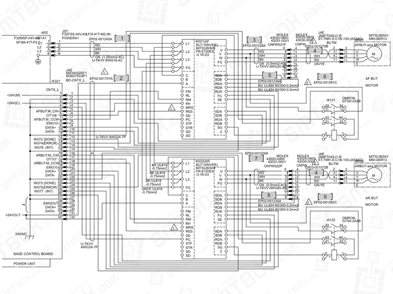 Base - Ast BUT Motor on Hanwha (Samsung Techwin) Excellent Modular Excen Pro D M L SMT Placer