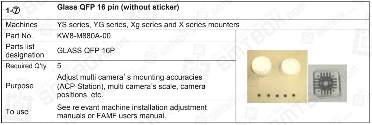 Glass Qfp 16 Pin (Without Sticker) KW8-M880A-00 on Yamaha YS, YG, Xg and X Series SMT Mounters