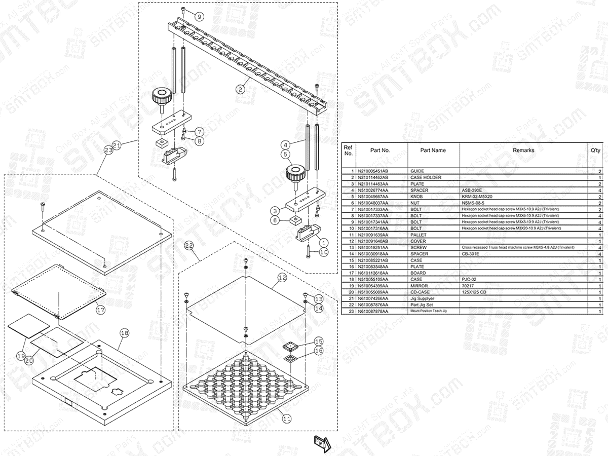 KN610146224AA-00-2 Panasonic NPM Accuracy Verification Jig Kit N610146224AA