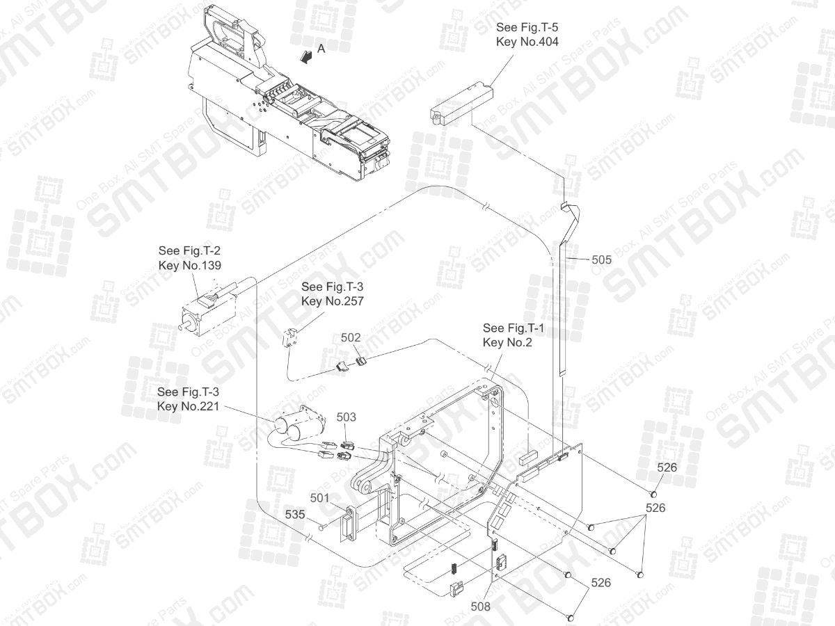 Motor Control PCBon Hitachi Yamaha SMT Tape Feeder 72mm GT-72001B GD-72001B
