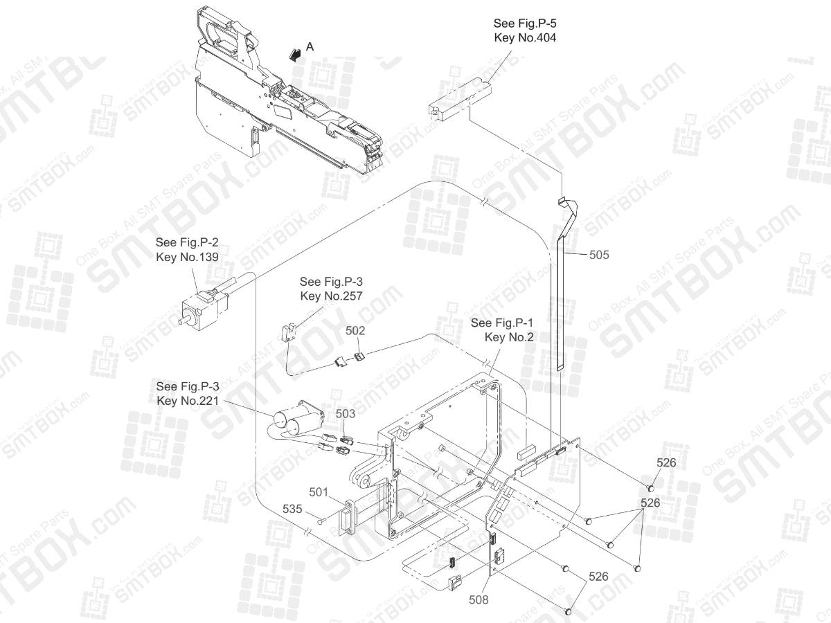 P-6 Motor Control PCB of Hitachi Yamaha SMT Tape Feeder GT-24321B GD-24321B