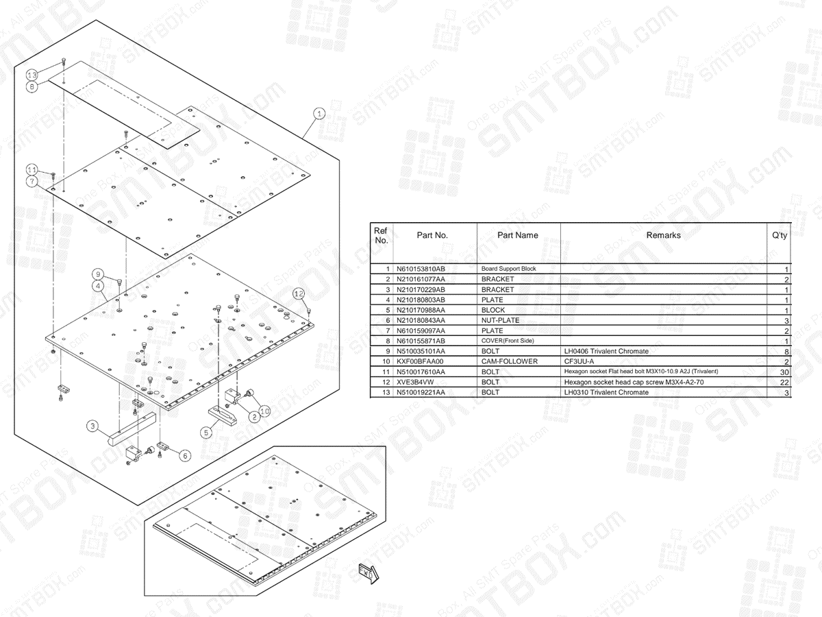 Panasonic NPM-D2 Support Pin Automatic Change Unit N610153808AA KN610153808AA-03-5