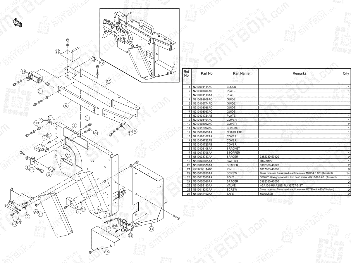 Panasonic NPM-D Feeder Cart Drive Unit(Changing Specification) N610112809AA KN610112809AA-09-1