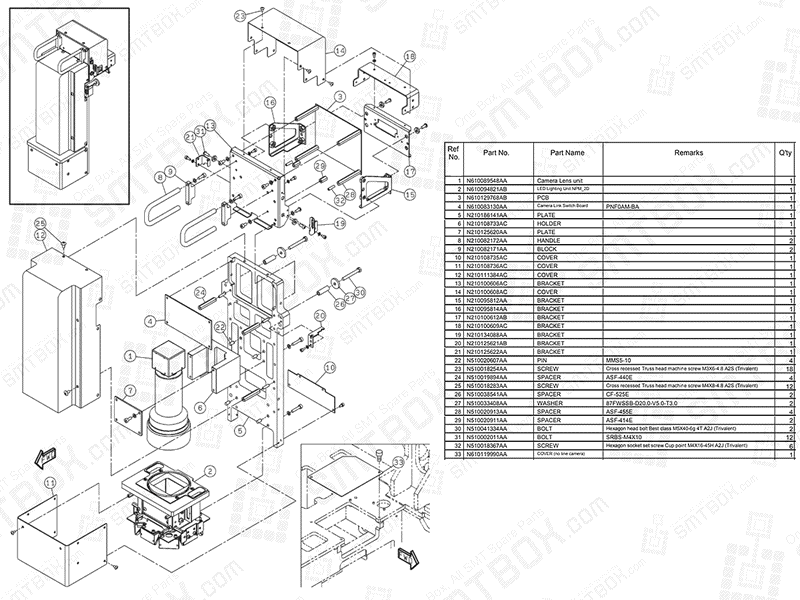 Panasonic NPM 2D Inspection Head (A) N610157774AA KN610157774AA-01