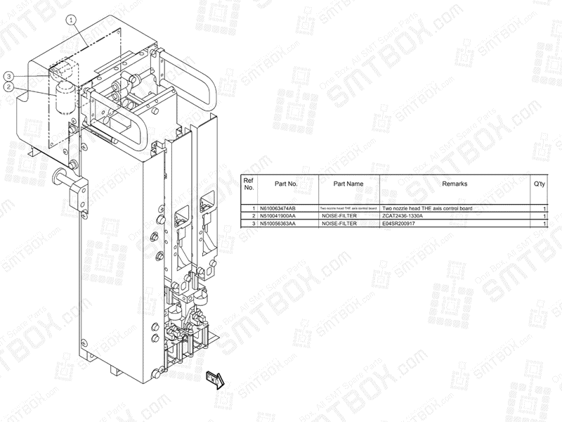 Panasonic NPM 2 NOZZLE HEAD (H) N610066313AA KN610066313AA-16