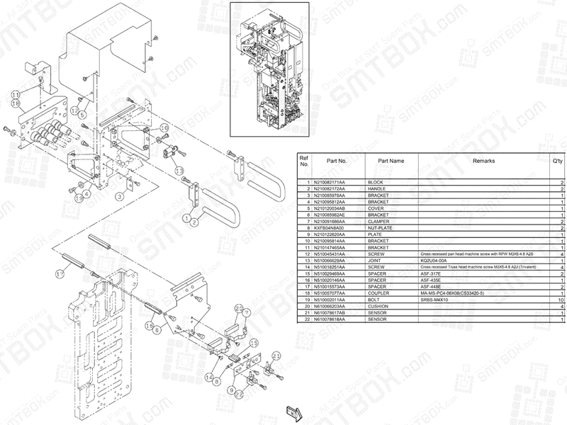 Panasonic NPM 2 Nozzle Head N610157743AA KN610157743AA-10-1