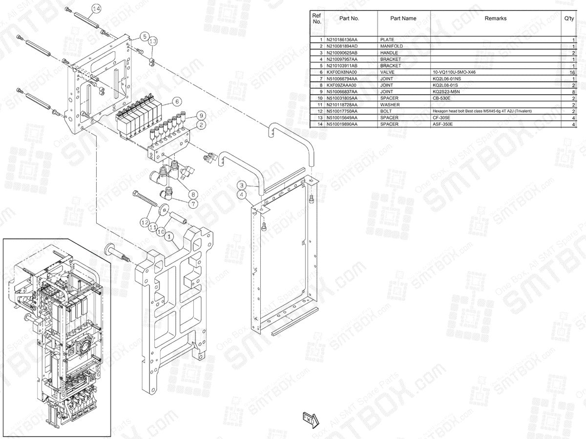Panasonic NPM 8 Nozzle Head N610157742AA KN610157742AA-07-2