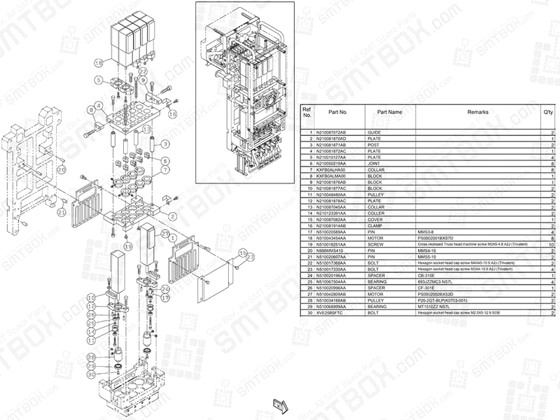Panasonic NPM 8 Nozzle Head N610157742AA KN610157742AA-07-3