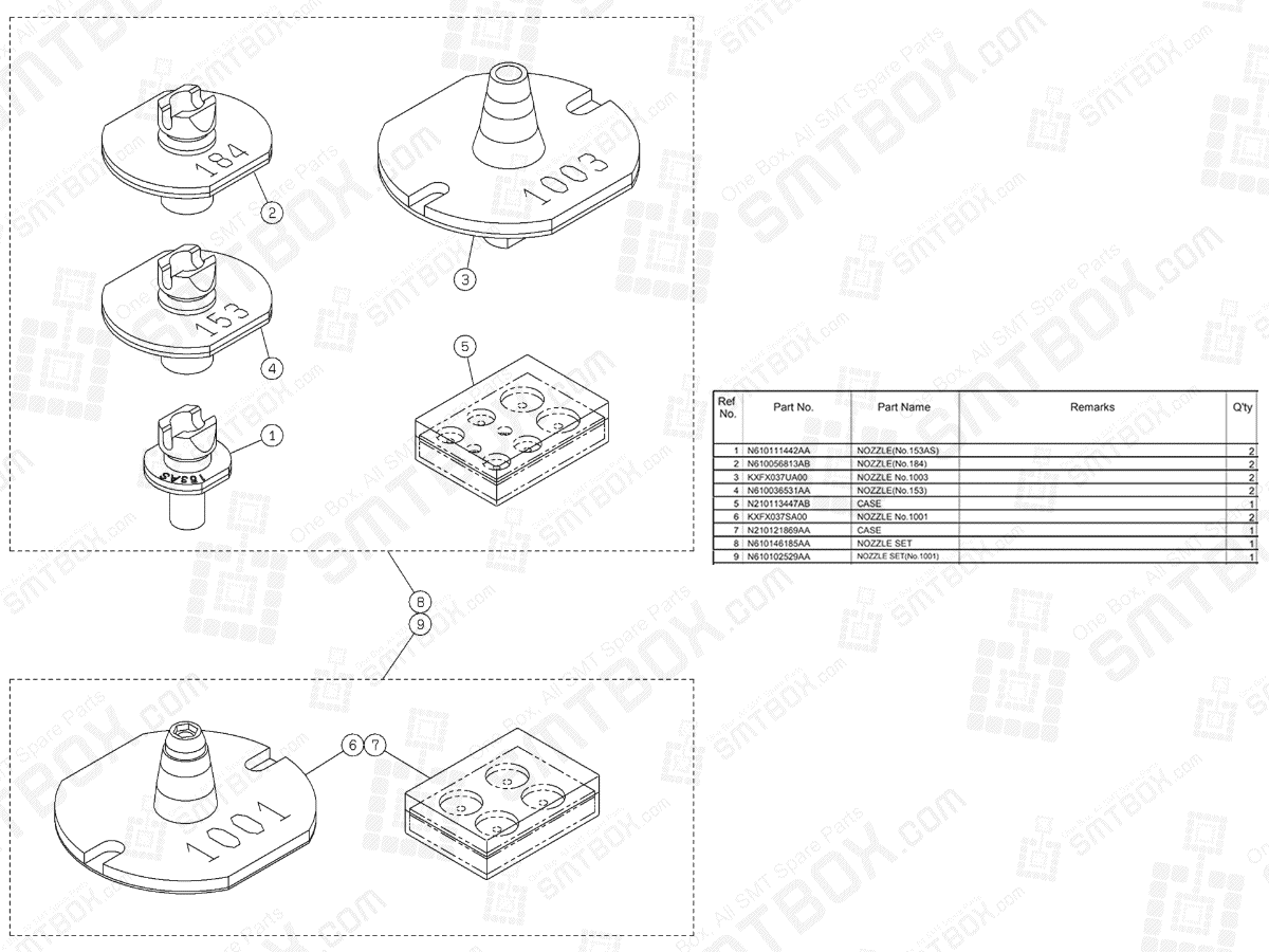 Panasonic NPM Accuracy Verification Jig Kit N610146224AA KN610146224AA-00-1
