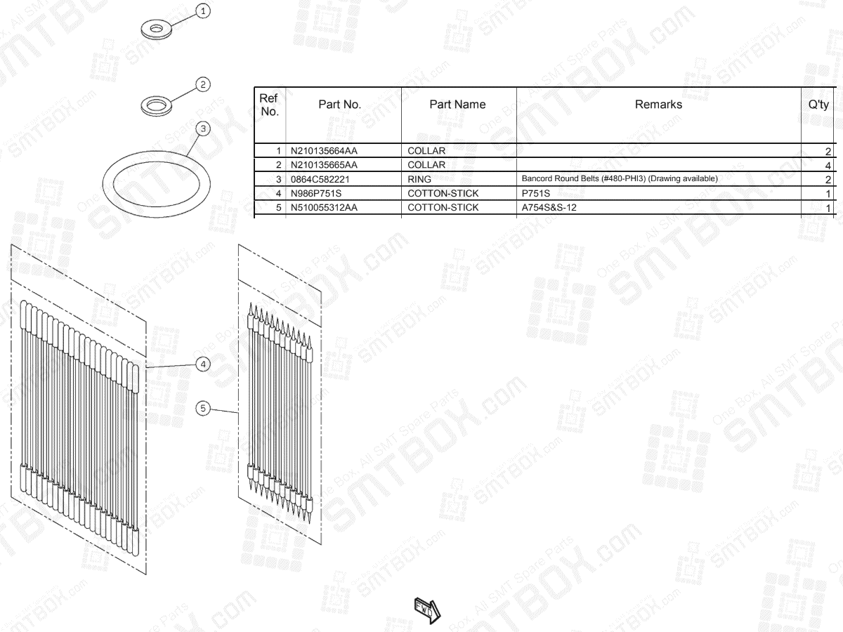 Panasonic NPM Attachment Dispenser Head N610111666AA KN610111666AA-08