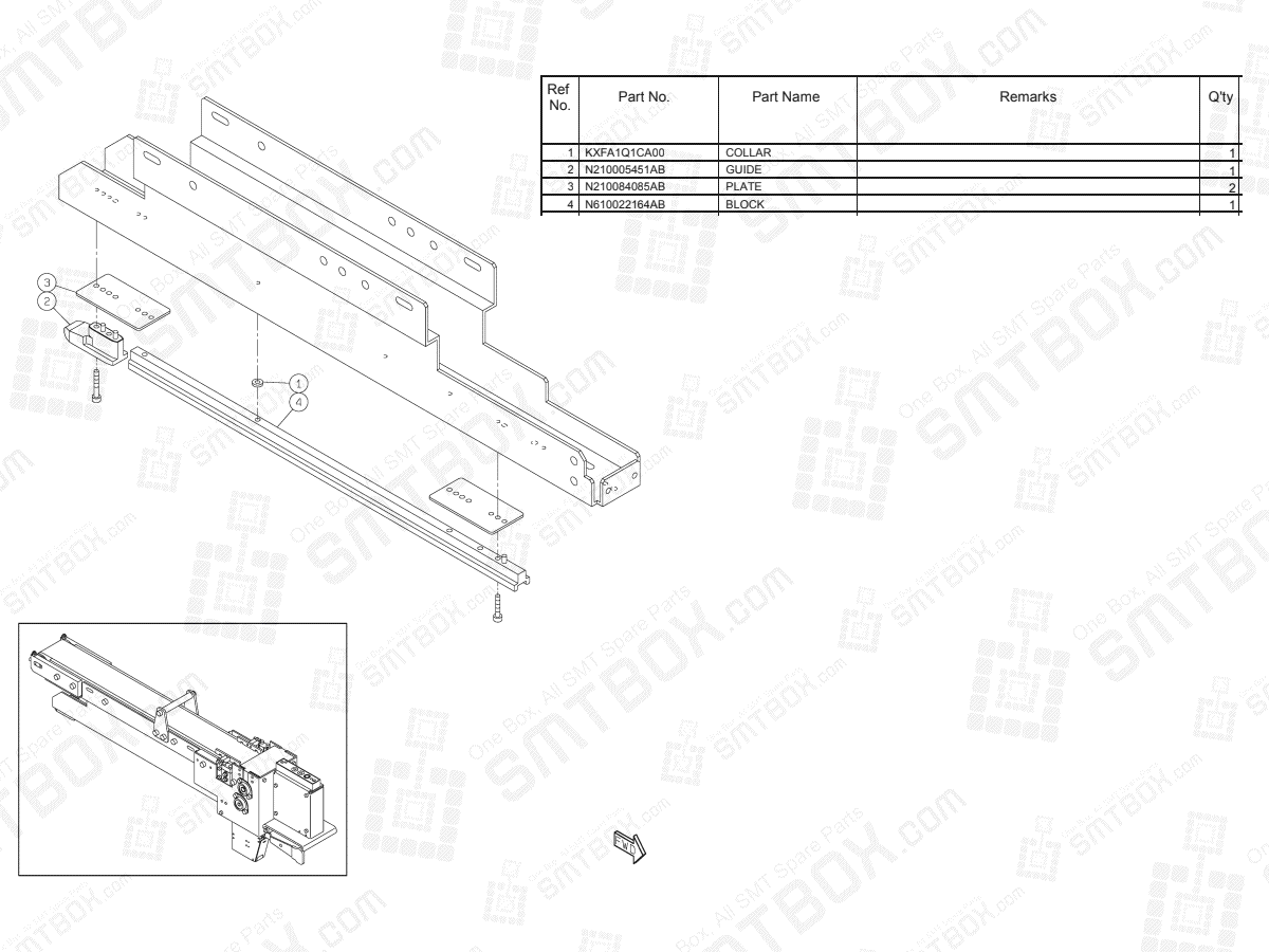 Panasonic NPM Component Eject Conveyor N610090811AA KN610090811AA-04-4