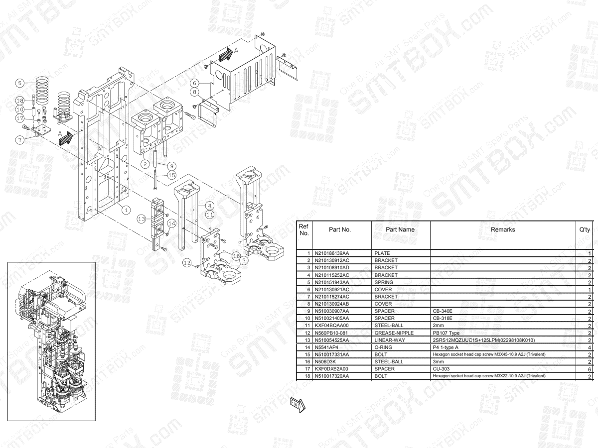 Panasonic NPM Dispenser Head N610157748AA KN610157748AA-05-1