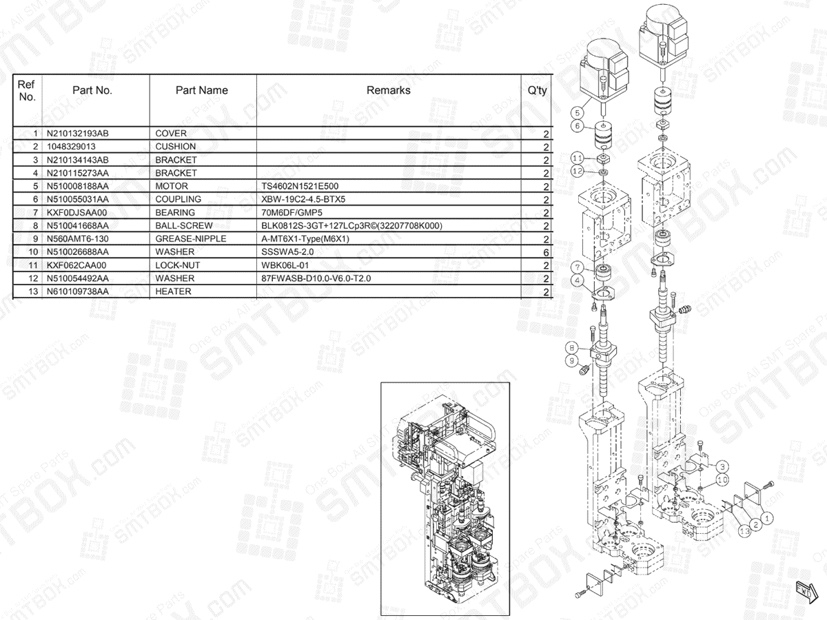 Panasonic NPM Dispenser Head N610157748AA KN610157748AA-05-2