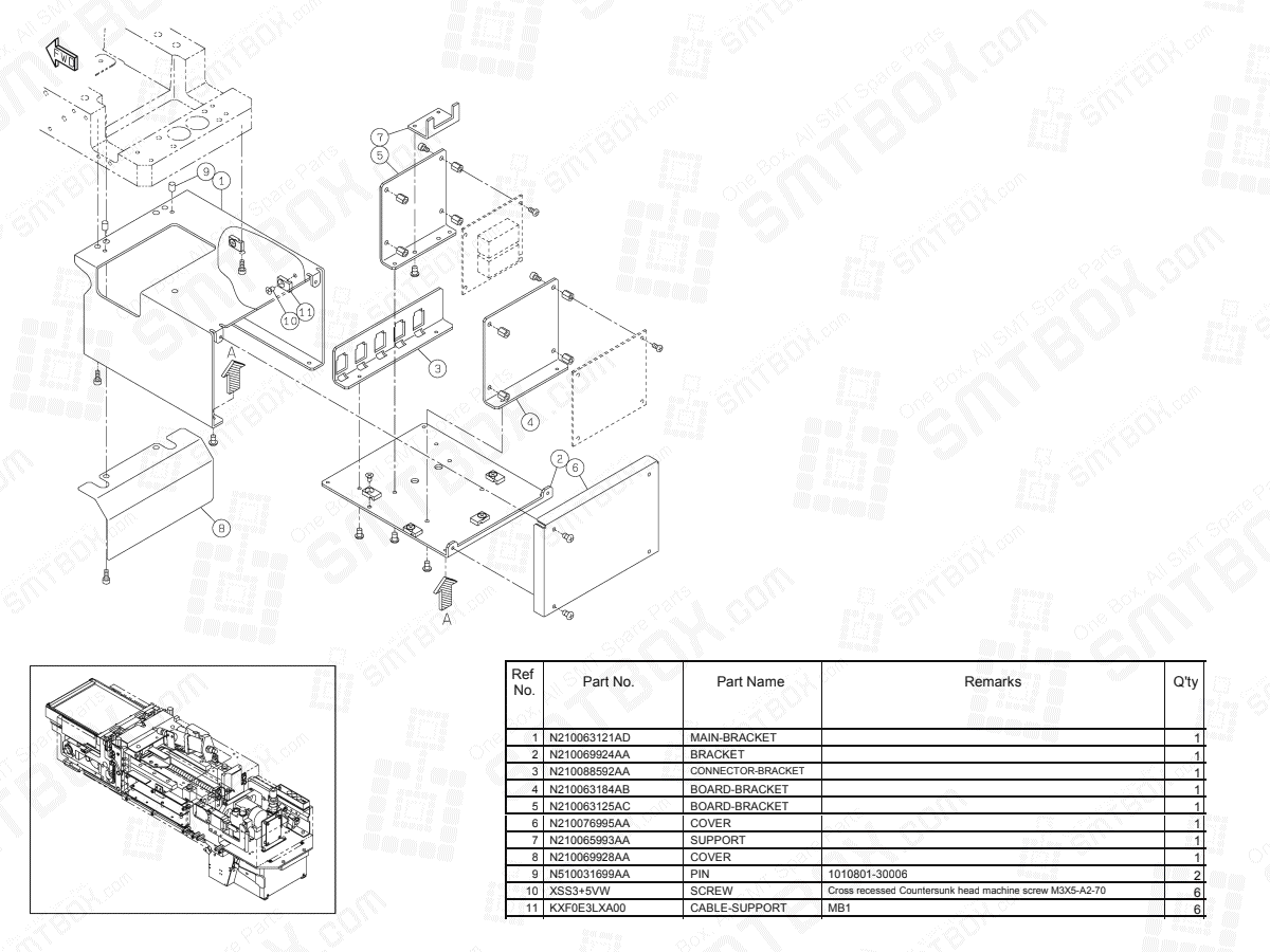 Panasonic NPM Multifunctional Transfer Unit N610095857AB KN610095857AB-03-9