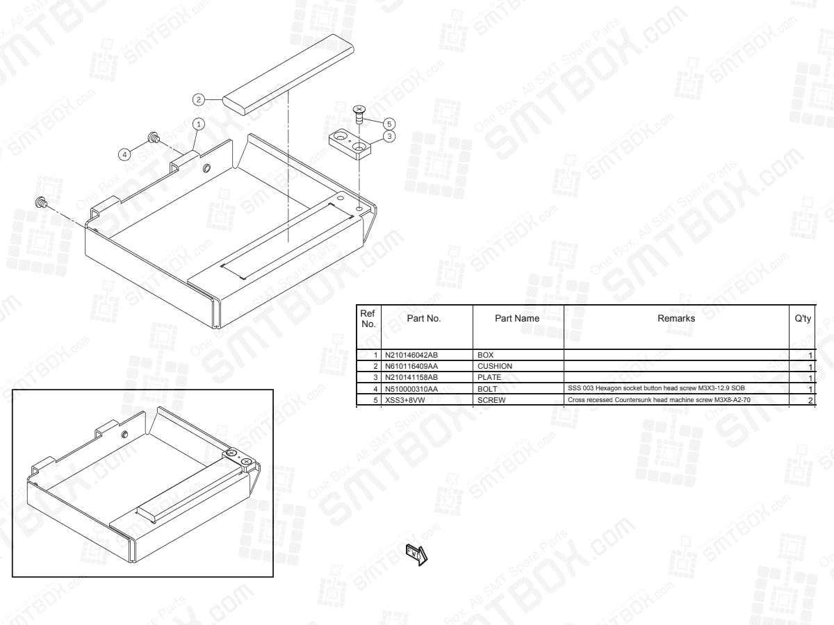 Panasonic NPM Nozzle Cleaning Station (Dispenser Head) N610115550AA KN610115550AA-04