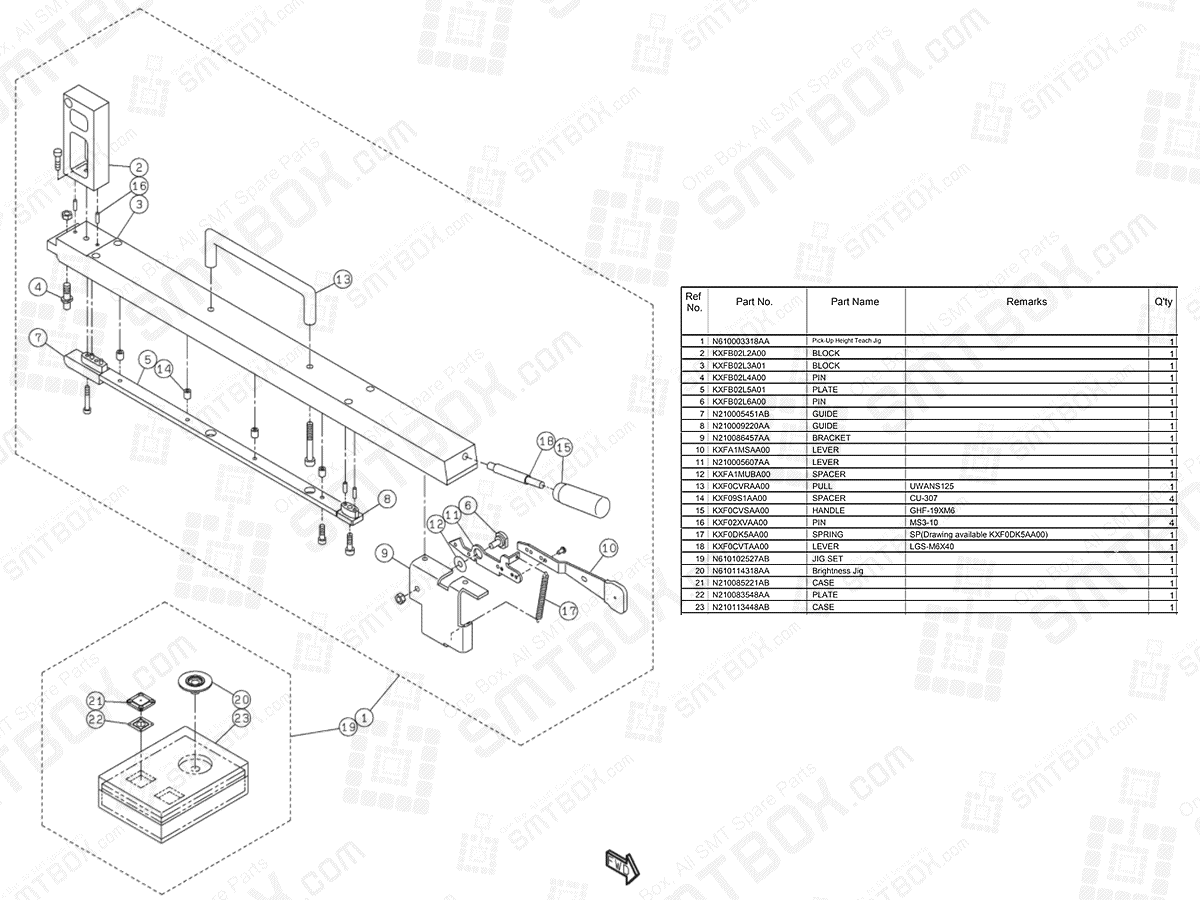 Panasonic NPM Standard Calibration Jig Kit N610081724AA KN610081724AA-05-2