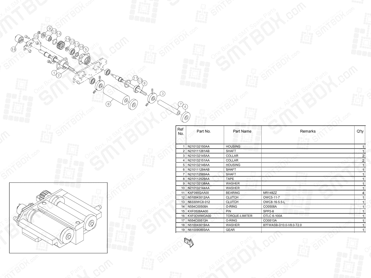 Panasonic NPM Test Dispense Unit (Dispenser Head) N610092665AA KN610092665AA-08-2