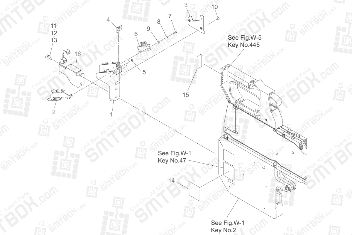 Splicing Detection Unit DS-08080 for Hitachi Yamaha Motorized 8mm Tape Feeder