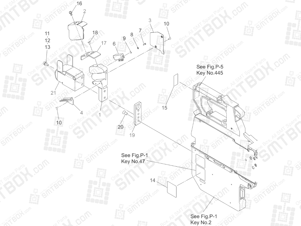Splicing Detection Unit DS-24320 for Hitachi Yamaha Motorized 24mm 32mm Tape Feeder GD-24321B