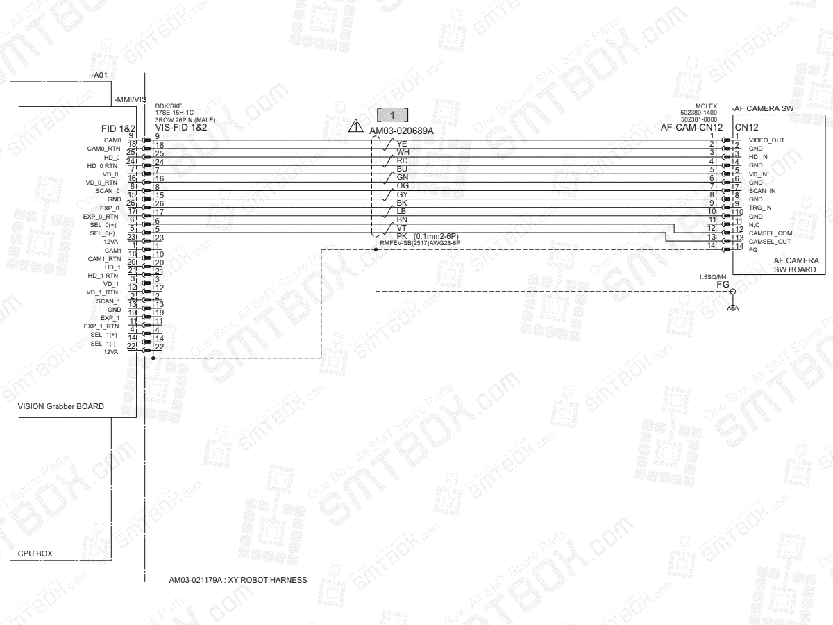XY - AF Fid Video Sig on Hanwha (Samsung Techwin) Excellent Modular Excen PRO D Standard SMT Placer