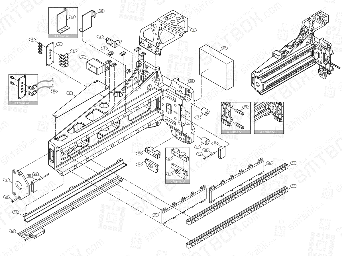 X Frame(2/2) on Hanwha (Samsung Techwin) Excellent Modular EXCEN PRO (D) (M) (L)