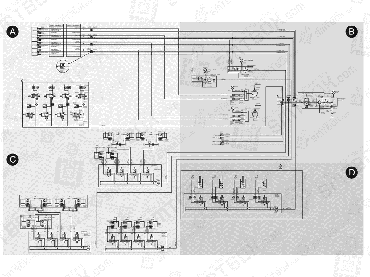Air (1/5) on Hanwha (Samsung Techwin) Excellent Modular Excen Pro (D) (M) (L) Large Conveyor Option