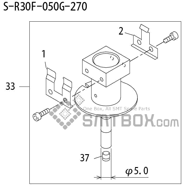 FUJI QP 242E 10 QP 242E(10JE) Nozzle Part No.ABHPN6854 Rating S R30F 050G 270 side a