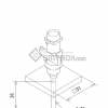 FUJI IP III 16 IP III 16JE IP IIIE 10 nozzle Part No.AQNA3169 side a