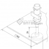 FUJI IP III 16 IP III 16JE IP IIIE 10 nozzle Part No.AQNA3201 side a