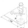 FUJI IP III 16 IP III 16JE IP IIIE 10 nozzle Part No.AQNA3241 side a