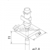 FUJI IP III 16 IP III 16JE IP IIIE 10 nozzle Part No.AQNA3250 side a