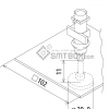 FUJI IP III 16 IP III 16JE IP IIIE 10 nozzle Part No.AQNA3281 side a