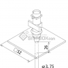 FUJI IP III 16 IP III 16JE IP IIIE 10 nozzle Part No.AQNA3295 side a