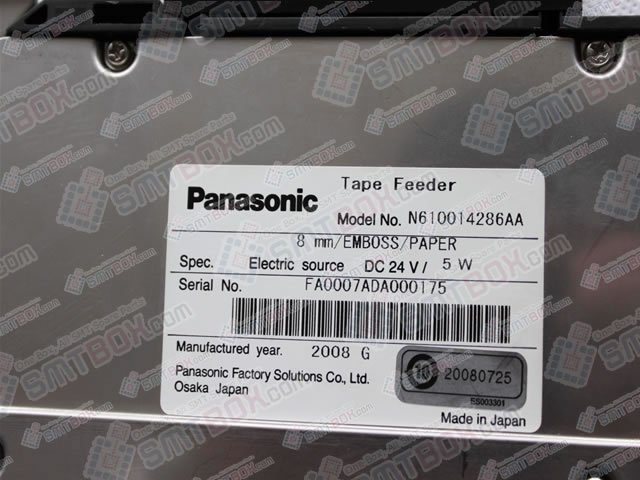 Panasonic KEM CM402 Tape Feeder Emboss Paper Pneumatic feeder 8mm N610014286AA side c