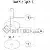 FUJI QP 132E 07 nozzle Part No.ACGPN8627 Rating 2.5 side a