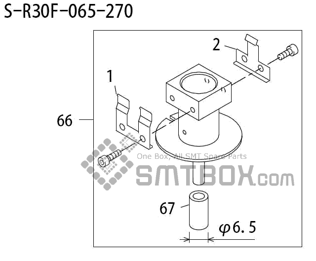 FUJI QP 242E 10 QP 242E(10JE) Nozzle Part No.ABHPN6881 Rating S R30F 065 270 side a