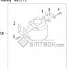 FUJI QP 341E MM 04 Nozzle Part No.ADBPN8514 Rating Dummy Nozzle side a
