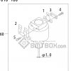 FUJI QP 341E MM 04 Nozzle Part No.ADBPN8534 Rating 010 100 side a