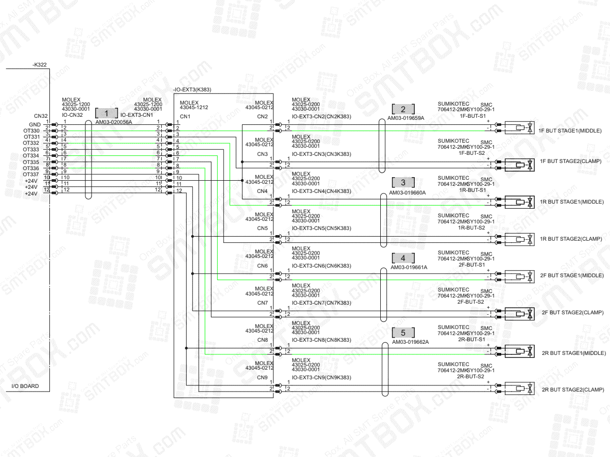 Base - Cylinder BUT on Hanwha (Samsung Techwin) Excellent Modular Excen PRO (D) Standard SMT Placer